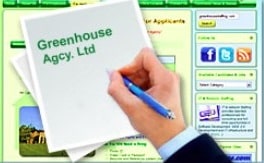 An image with the words Greenhouse Agcy, ltd